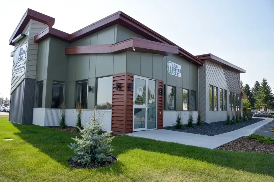 The entrance of The Dental Clinic in Olds